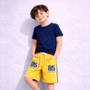 Kids regular coloring cotton shorts (8-10 years)