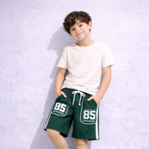 Kids regular coloring cotton shorts (10-12 years)