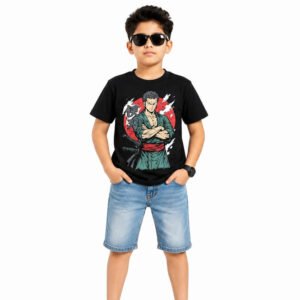 Boys Only Black Hip Hop Printed T-shirts