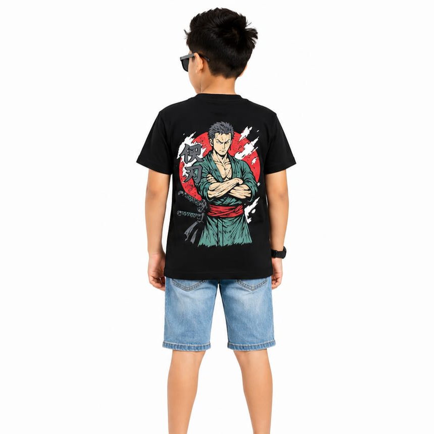 Boys Only Black Hip Hop Printed T-shirts - Image 2