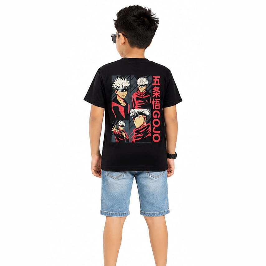 Boys Only Black Hip Hop Printed T-shirts - Image 4