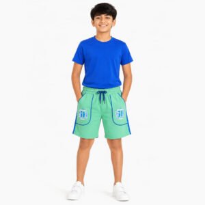 Kids Regular Dual Side Bit Sports Cotton Shorts (3XL)