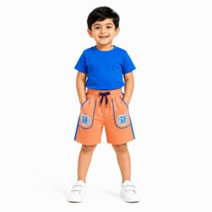 Kids Regular Dual Side Bit Sports Cotton Shorts (M)