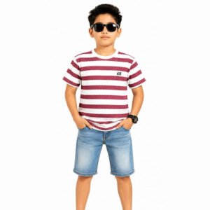 Boys Polyster Single Straps T-shirts