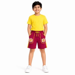 Kids Regular Dual Side Bit Sports Cotton Shorts (XL)